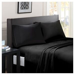 MADISON PARK King Microfiber 4 Pc Sheet Set